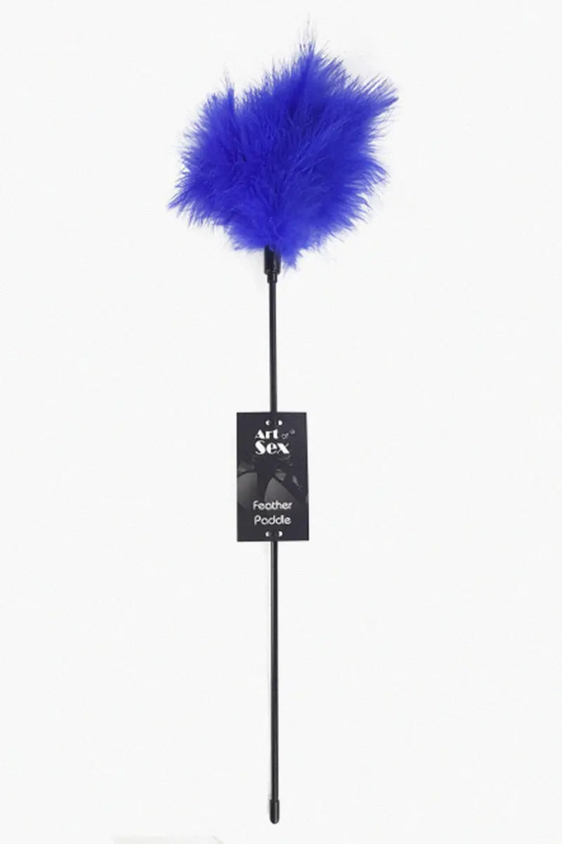 Cosquilleador Art of Sex - Feather Tickler, pluma de pavo joven, color azul
