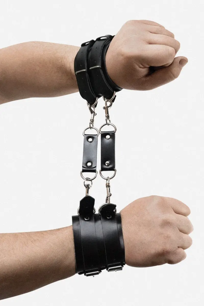 Esposas BDSM de Cuero ecológico Handcuffs Dragons man