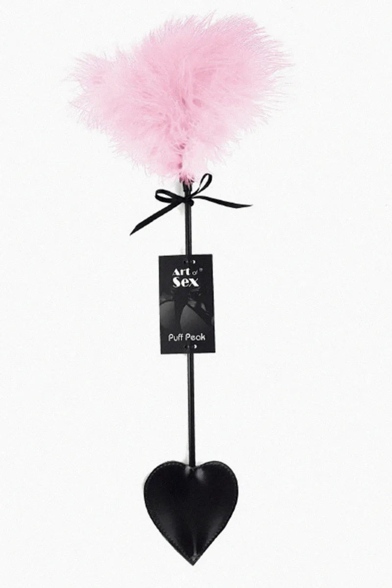 Paleta de cosquillas (slapper) Peak Art of Sex - Puff Peak, color rosa