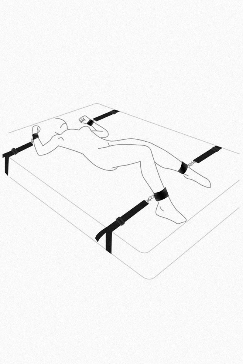 Sistema de sujeción para cama Art of Sex - BDSM No pain - No game