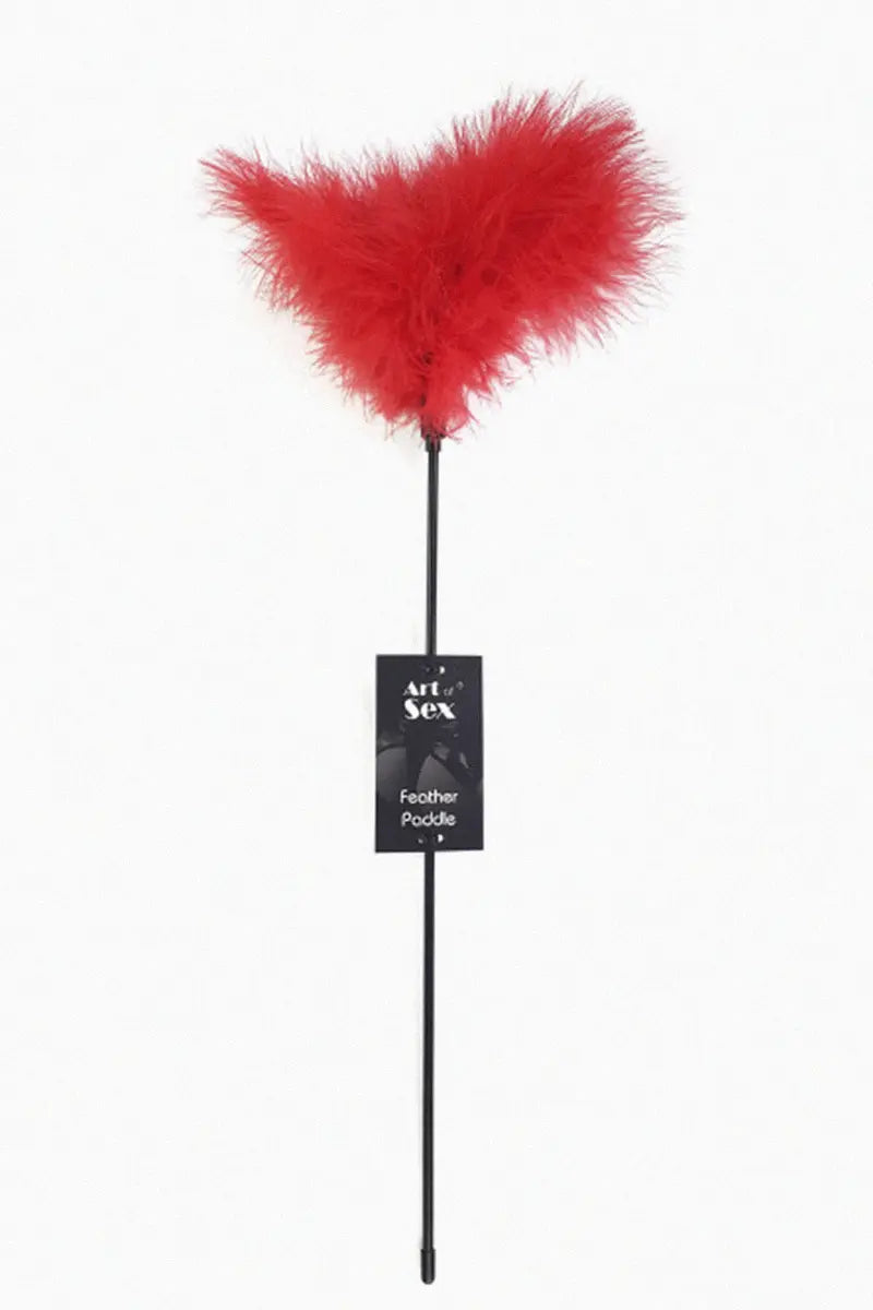 Cosquilleador Art of Sex - Feather Tickler, pluma de pavo joven, color rojo