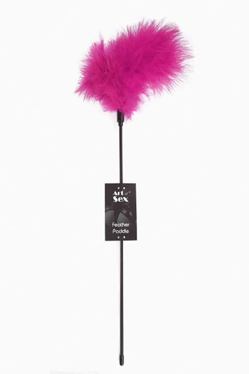 Cosquilleador Art of Sex - Feather Tickler, pluma de pavo joven, color rosa oscuro