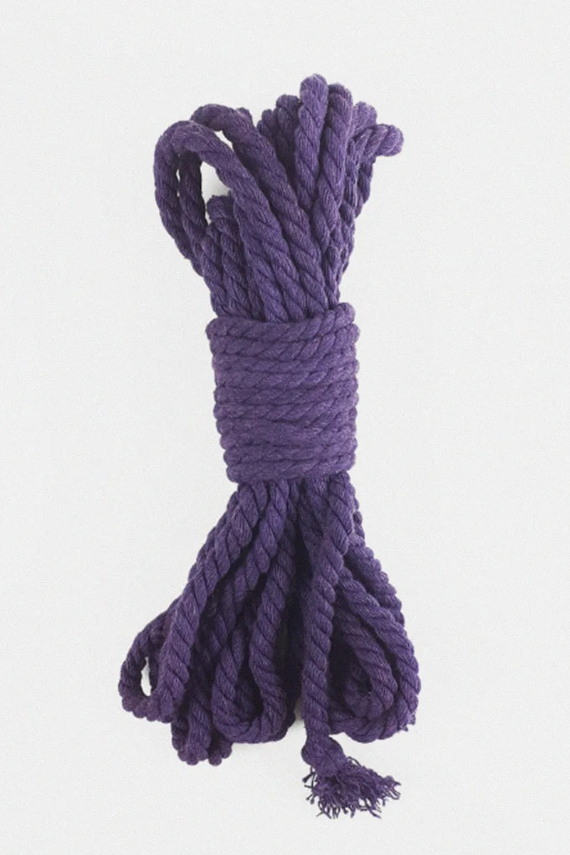 Cuerda de Algodón BDSM Lavanda de 8 m