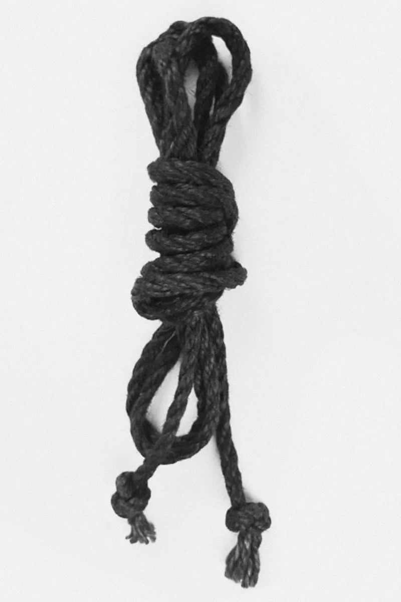 Cuerda de Shibari Negra de 2 m