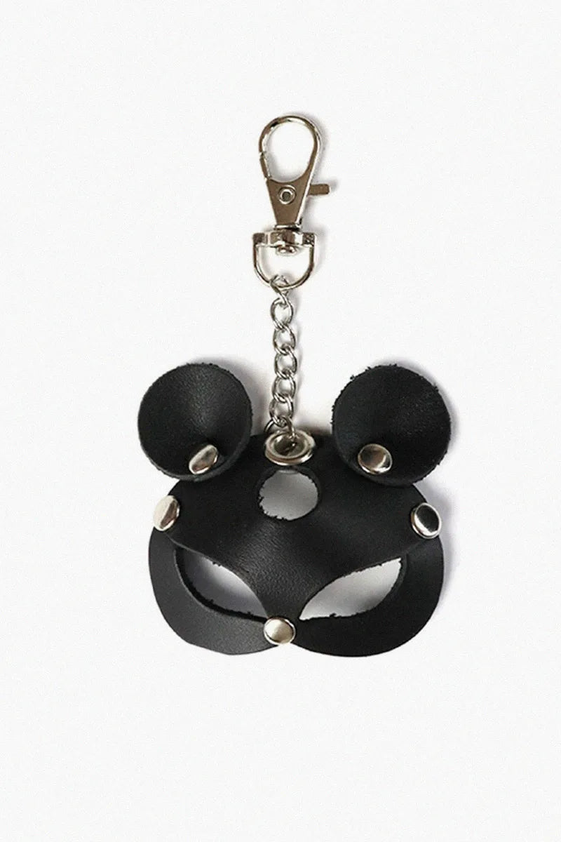 Llavero con mosquetón para llaves Art of Sex Mouse, negro