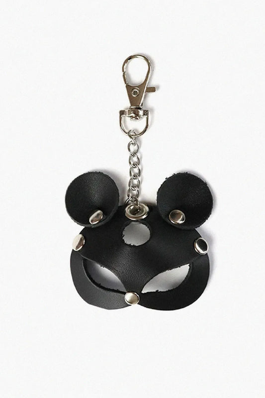 Llavero con mosquetón para llaves Art of Sex Mouse, negro