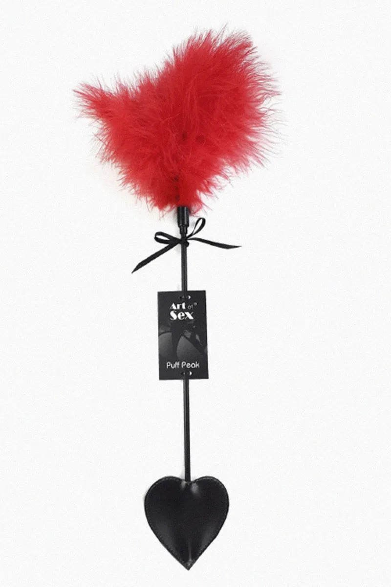 Paleta de cosquillas (slapper) Peak Art of Sex - Puff Peak, color rojo
