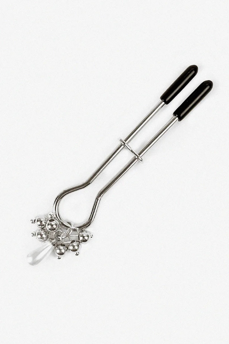 Pinza para Clítoris Pearl Drop Silver