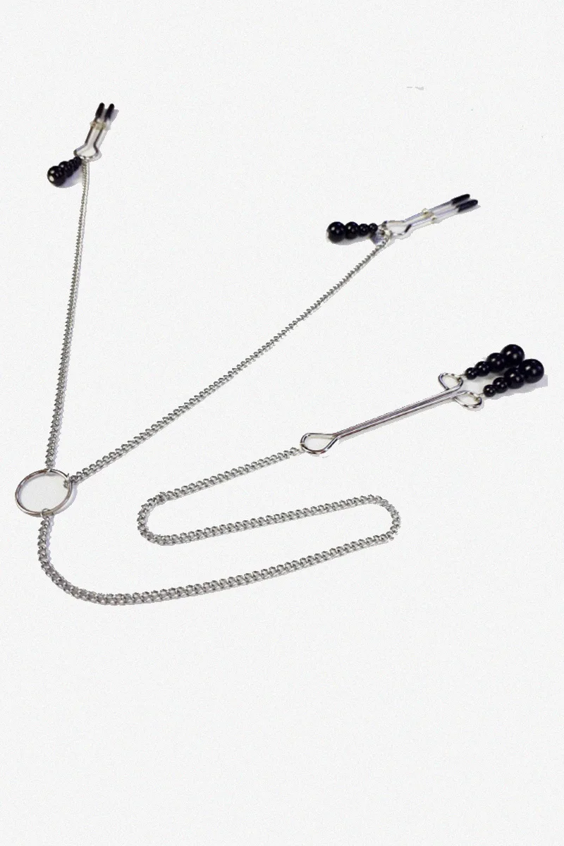 Pinzas para Pezones y Clítoris Nipple & Clit Clamps Black Pearl