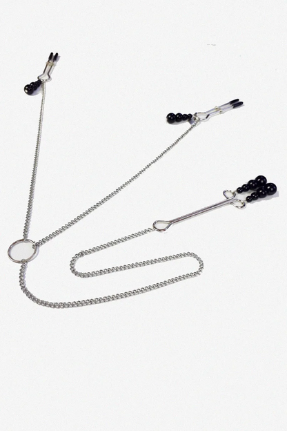 Pinzas para Pezones y Clítoris Nipple & Clit Clamps Black Pearl